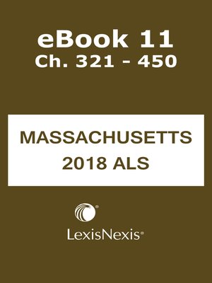 cover image of Annotated Laws of Massachusetts: Advance Legislative Service (ALM ALS)